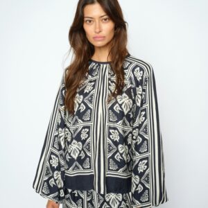MMMilkey Linocut Blouse